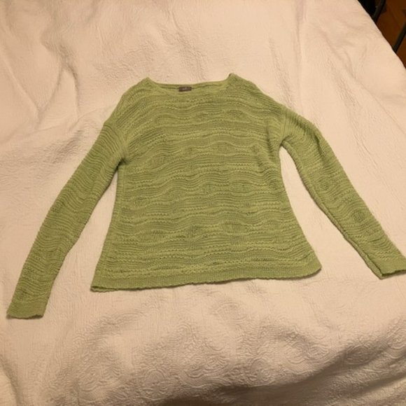 Pretty Key Lime Green J. Jill Sweater - Picture 6 of 6